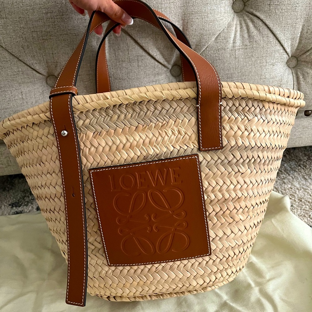 Loewe basket bag tan